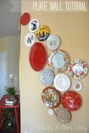 Decorative Plate Wall Whats Ur Home Story Plates On Wall Plate Wall Decor Decorative Plates