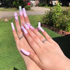 55 Long Acrylic Nail Ideas To Express Your Personality Acrylic Nails Stiletto Long Acrylic Nails Long Acrylic Nails Coffin