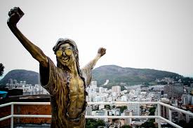 Santa marta's favela in rio de janeiro, brasil. Rio Project Performance In The Santa Marta Favela