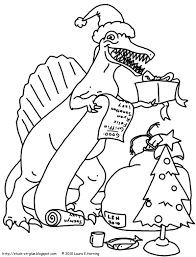 Dinosaur Christmas Coloring Page Santa Coloring Pages Dinosaur Coloring Pages Christmas Coloring Sheets