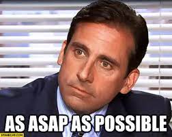 This phrase is sometimes abbreviated to asap. As Asap As Possible Starecat Com