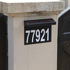 Check spelling or type a new query. Solar House Numbers Light Stainless Steel Address Sign For House Or Yard 6 Led Light Up House Numbers At Night Waterproof Metal Plaque Outdoor Lights Buy Online At Best