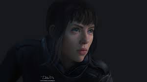 Her career started growing with roles in the horse whisperer (1998) and ghost world (2001). Wallpaper Ghost In The Shell Movie Scarlett Johansson Illustration Drawing Digital Painting 2304x1296 Xxhellbig125xx 1452167 Hd Wallpapers Wallhere