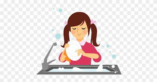 Set the dishes in strong sunlight for at least two hours. Clip Art Do The Dishes Girl Washing Dishes Clipart Free Transparent Png Clipart Images Download