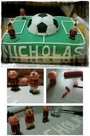 Un Campo Da Calcio Per Nicholas 2013 Torta Di Compleanno A Forma Di Campo Da Calcio Soccer Field No A Birthday Cake Bola De Futebol Futebol Bola