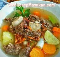 Sop Iga Sapi Kuah Bening Paling Enak Resep Masakan Sehat Resep Daging Sapi Resep Daging