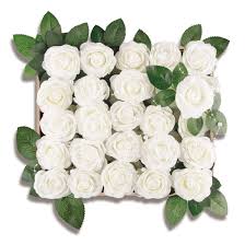 Wholesale silk flowers artificial azalea 100 flower heads diy craft flowers bulk. Meiliy 40pcs Artificial Flowers Ivory Roses Real Looking Foam Roses Bulk W Stem For Diy Wedding Bouquets Boutonnieres Corsages Centerpieces Wreath Supplies Cake Flower Decorations Buy Online In Antigua And Barbuda At Antigua Desertcart Com