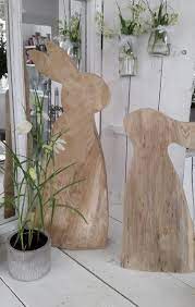Glänzende deko, nicht nur für ostern. Schoner Hase Aus Holz Osterdeko Kleines Schwedenhaus Turdeko Fruhling Holzhase Hasen Aus Holz Osterdeko Ostern Basteln Holz
