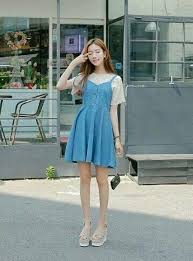 Dress pesta hitam import korea elegant. 20 Inspirasi Outfit Korean Style Yang Simple Untuk Wanita Hai Gadis