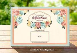 Beragam desain undangan pernikahan dapat anda temukan disini. Contoh Undangan Erba