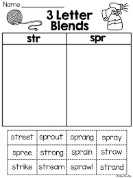 Love These Trigraphs Activities And Worksheets For Reading Centers Letter Blends Phonics English Worksheets For Kids