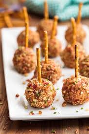These Cheese Ball Bites Are The Life Of Any Party Recipe Cheese Ball Bites Recipe Cheese Ball Bites Appetizers Easy