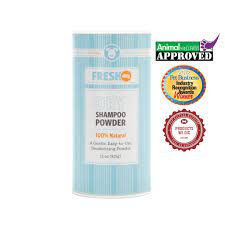 Fresh Dog Dry Shampoo Powder For Dogs Puppies All Natural 12 Oz Fresh Dog Beast Brands Inc