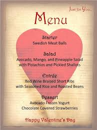 Have corsage pins on hand if guests choose to pin on flowers as they arrive. 3 Menu Template For Your Valentine S Day Valentines Day Dinner Party Valentine S Day Menu Ideas Valentine Dinner Party Valentine S Menu Ideas
