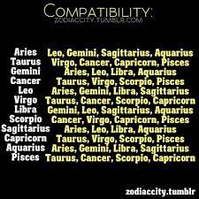 Best compatibility with pisces, cancer, scorpio good compatibility with taurus, virgo, capricorn fairly compatible with aquarius, gemini, leo, sagittarius least compatibility with aries, libra The Big Beautiful Book Of Zodiac Signs Compatibility Wattpad