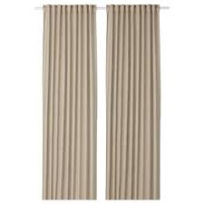 Vidga Two Track Set Ikea In 2020 Ikea Curtains Beige Curtains Curtains