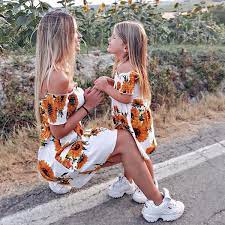 Daily Deals For Moms Patpat Mom Daughter Outfits Mommy Daughter Outfits Mother Daughter Outfits