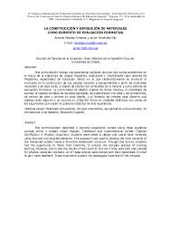 Papel, corcholatas, estambres, hilos, periódicos, botones, cierres, llaves, joyas de fantasía, libros, cajas de zapatos, cartones de leche, cajas de todos tamaños, palitos, jeringas (quitándoles la aguja), etc. Pdf La Construccion Y Exposicion De Materiales Como Elemento De Evaluacion Formativa Javier Fernandez Rio Academia Edu