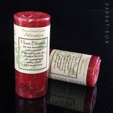 Home Blessing Blessed Herbal Affirmation Spell Candle Herbal Candles Candle Spells Herbalism