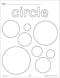 All kinds of shapes make up the things we see every day. Circle Coloring Pages For Toddlers Coloringbay