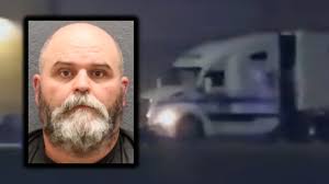 Semitruck driver arrested after leading authorities