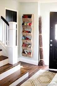 By The Door In The Bathroom Wall Storage Diy Rustic Wall Diy Storage