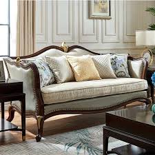 American Style Fabric Sectional Sofa Living Room Sofa Set Sofa Set Designs Wooden Sofa Designs