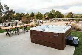 While the hot tubs can be heavy, the weight is evenly spread out. Choosing The Right Foundation For Your Hot Tub