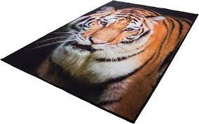 Tiger leopard teppich kurzflor tierfellmuster designer wohnzimmer teppiche. Teppich Tiger Andiamo Rechteckig Hohe 4 Mm Otto