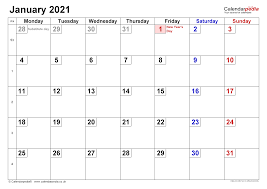 To choose another calendar or to opt for a universal version, to see another month or even another year, navigate in the site using the blue buttons. Calendar January 2021 Uk With Excel Word And Pdf Templates