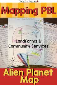 Project Based Learning Alien Planet Map Project Based Learning Social Studies Elementary Map Skills