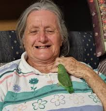 Anybody see this parrot flying around? Her name is Lucy, She is missing  since this morning. Old Head area. Please let me know if anybody spots her,  Thanks