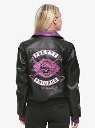 Riverdale Pretty Poisons Faux Leather Girls Jacket Girls Jacket Riverdale Fashion Riverdale Shirts