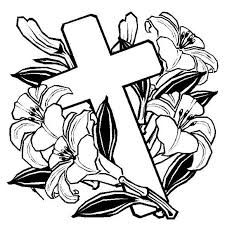 If your child loves interacting. Online Coloring Pages Lilies Coloring Cross And Lilies Flowers