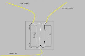 Wiring two lights in one box with two switches. How To Wire 2 Separate Switches From One Circuit In The Same Box Switches Electrical Switches Separation