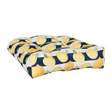 Navy Striped Lemon Outdoor Chair Cushion From Kirkland S In 2020 Outdoor Chair Cushions Outdoor Chairs Outdoor Pillows Navy