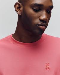 Mens Red Taylor Pique Tee