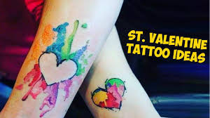 Although partners can express their love for each other at any time, certain occasions are synonymous with sending tokens of how they feel for each other. Cute St Valentine S Tattoo Ideas For Couples Youtube