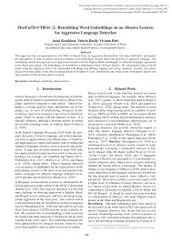 Hosting your website on github. Pdf Florunito Trac 2 Retrofitting Word Embeddings On An Abusive Lexicon For Aggressive Language Detection