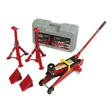 Hilka Pro Craft 2 Tonne Trolley Jack Combi Kit Jacks Screwfix Com