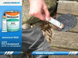 Reparatur Einer Teichfolie Mit Technicoll 8002 Youtube