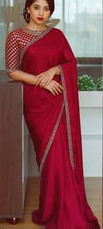 Hiral designer mall choli tops saree blouse indian silk all sari color matching blouse choli. Smooth Georgette Maroon Color Saree With Full Sequence Thread Work Blouse Royal Anarkali