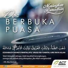 Doa Berbuka Puasa