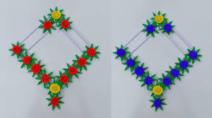 Paper Craft Wall Hanging Craft Ideas Room Decoration Diy Art And Cr Wall Hanging Crafts Flower Diy Crafts Crafts