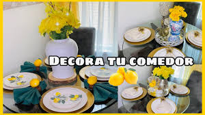 Ideas para decorar cualquier comedor o salón comedor con estilo. 6 Ideas Para Decorar Tu Comedor Decoracion Para Verano Youtube