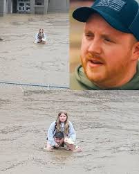 Father Rescues Child from Flooded School in Westernport, MD