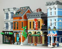 Modular Pub Alternate Build For 10264 Corner Garage Lego Town Eurobricks Forums Legos Lego City Lego