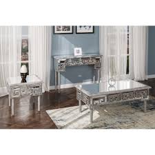 For a coffee table with durable construction and quality materials, copper grove certainly rises to the occasion. E2b New Unique Kb Inspired Stylish Durable Coffee Table Silver Mirror Tray Top Table Side Add Some Style To Your Living Room Coffee Tables Home Kitchen Umoonproductions Com