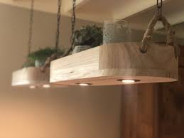 houten hanglamp met spotjes lamp decor home decor