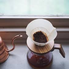 Afternoon Brewing With The Hario V60 Olive Wood Base Dripper Server Http Ift Tt 2de4owt Coffee Brewing Hario Olive Wood